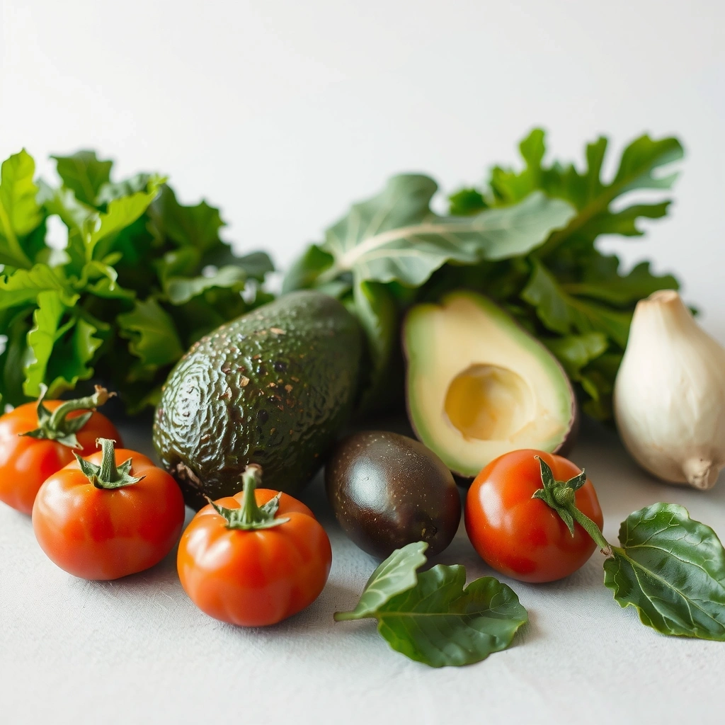 Frische Zutaten für gesunde Ernährung